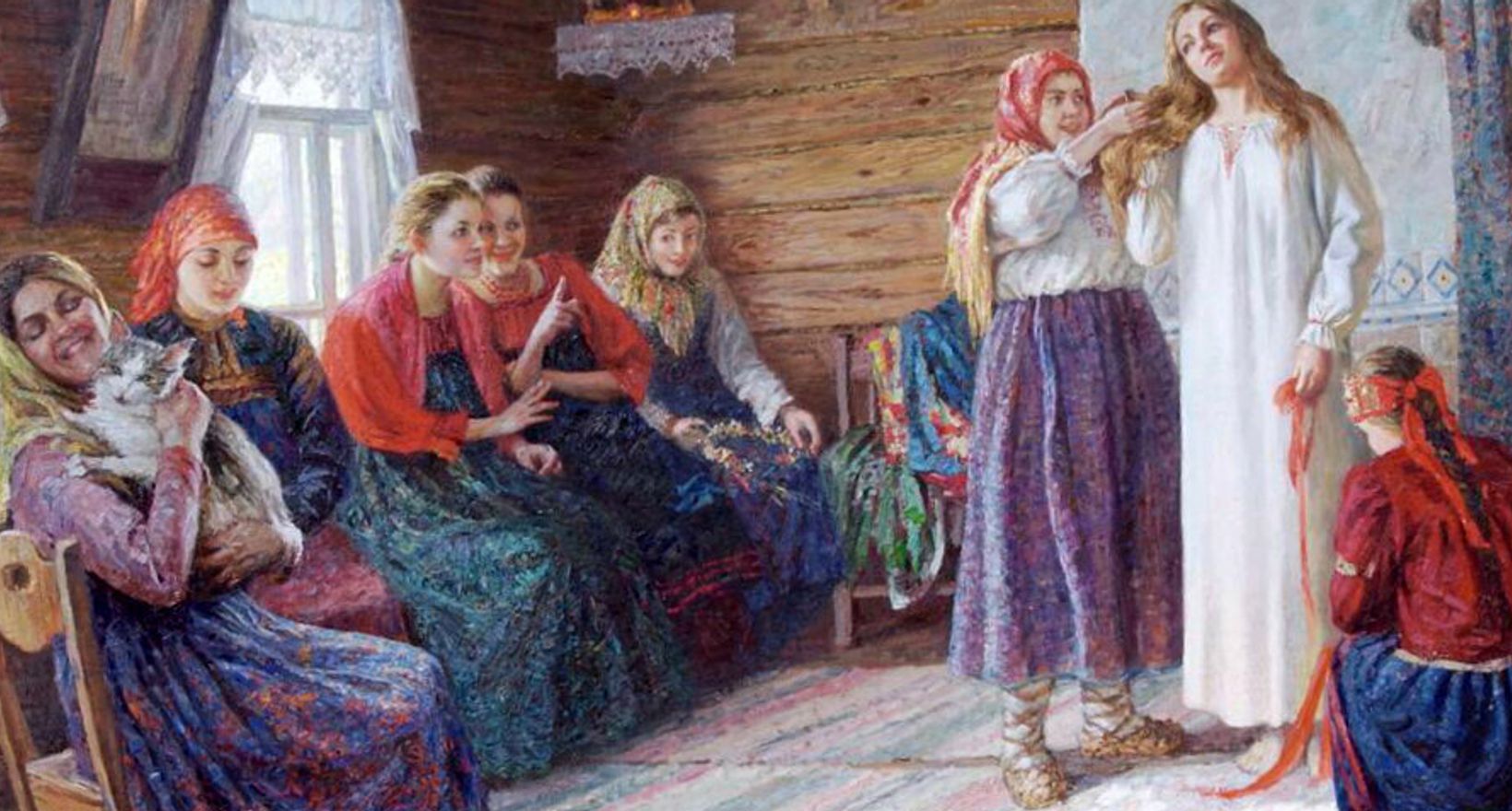Свадебные обряды на Руси девичник
